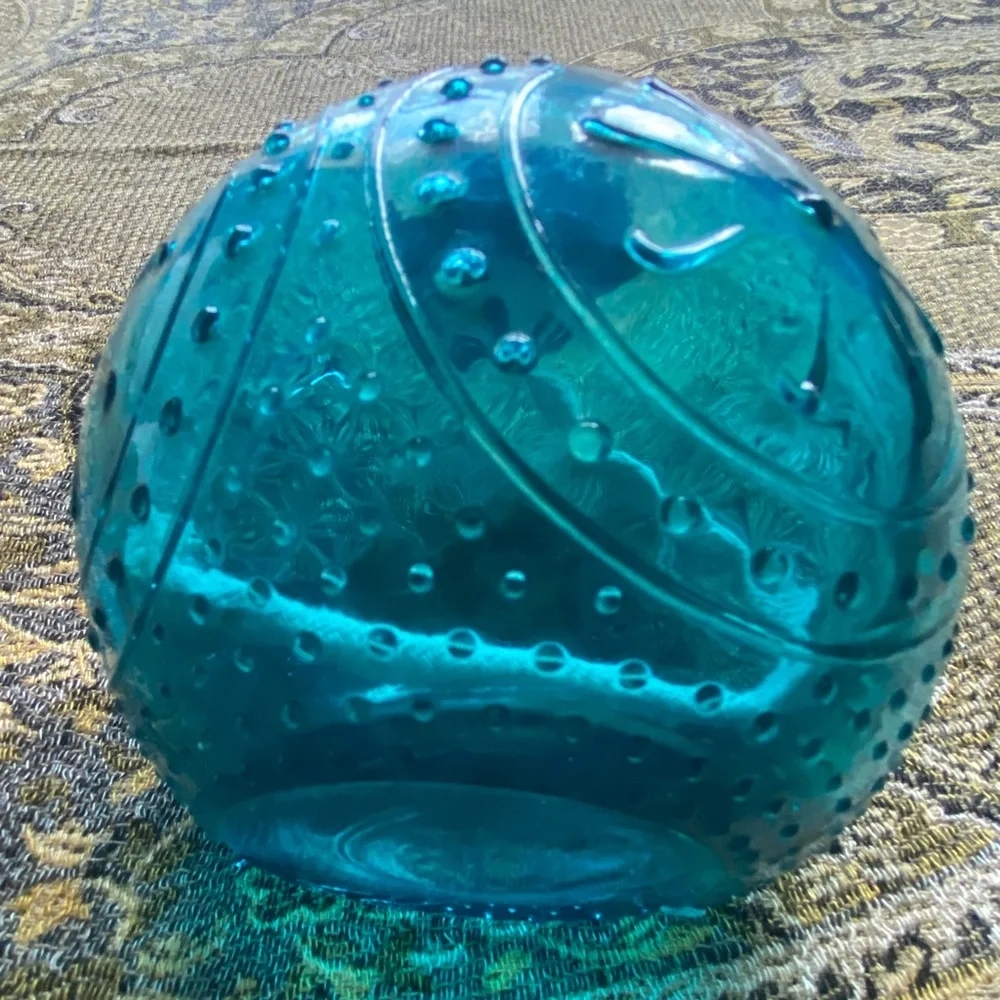 Blue Glass Oil Lamp 🪔